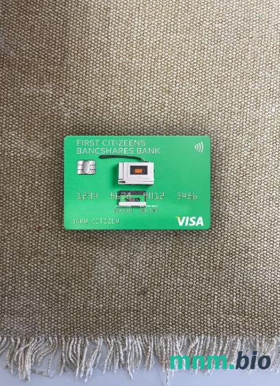 USA First Citizens BancShares bank wygląd zdjęcia karty wizowej skan PSD + zdjęcie